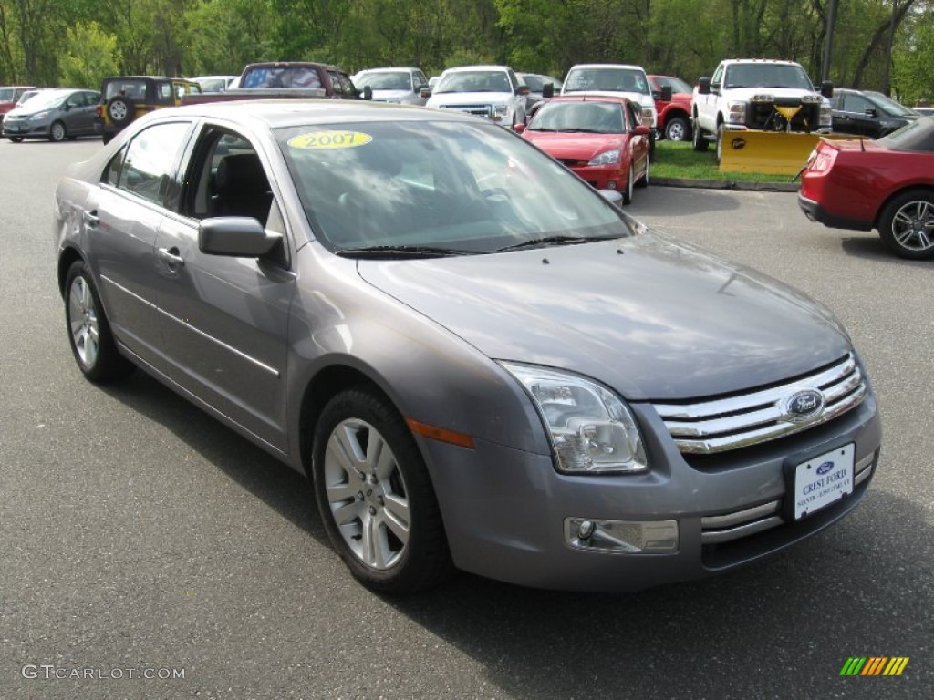 2007 Fusion SEL V6 - Tungsten Grey Metallic / Charcoal Black photo #1