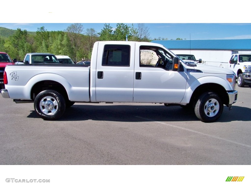 Oxford White 2012 Ford F250 Super Duty XLT Crew Cab 4x4 Exterior Photo #81013269
