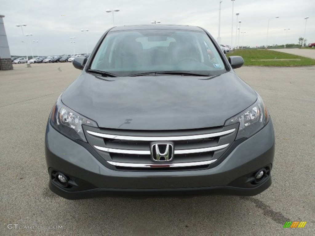 2013 CR-V EX AWD - Polished Metal Metallic / Gray photo #19