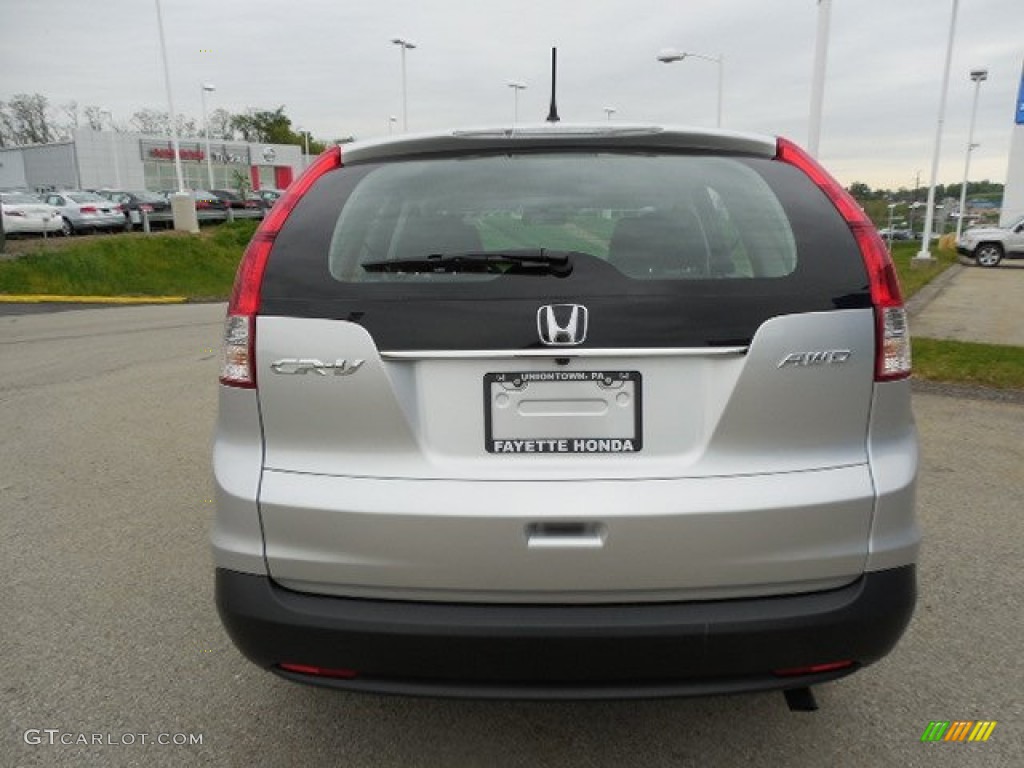 2013 CR-V LX AWD - Alabaster Silver Metallic / Gray photo #3