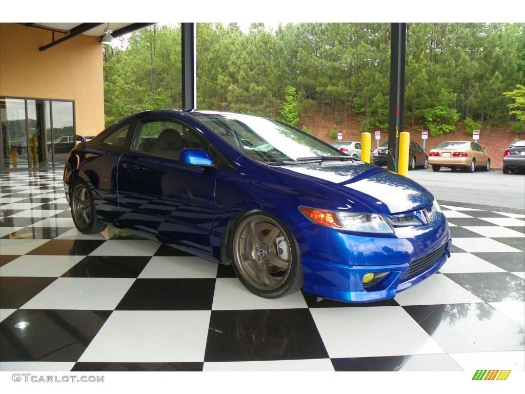 2006 Civic Si Coupe - Fiji Blue Pearl / Black photo #1