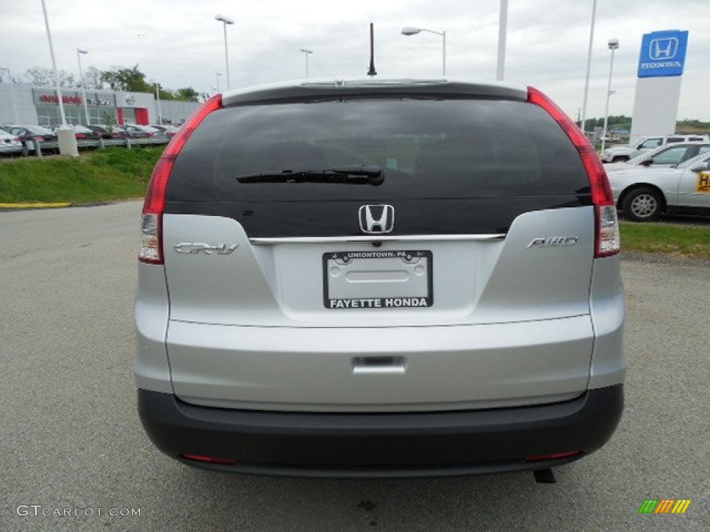 2013 CR-V EX AWD - Alabaster Silver Metallic / Gray photo #3