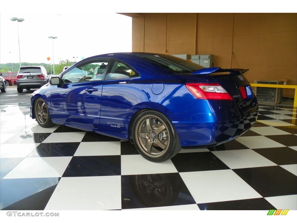 2006 Civic Si Coupe - Fiji Blue Pearl / Black photo #4