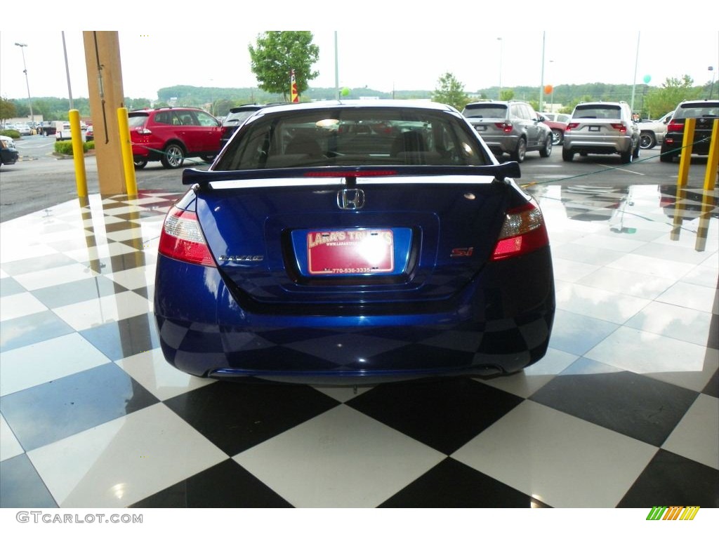 2006 Civic Si Coupe - Fiji Blue Pearl / Black photo #5