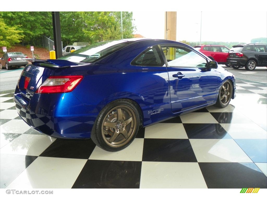2006 Civic Si Coupe - Fiji Blue Pearl / Black photo #6