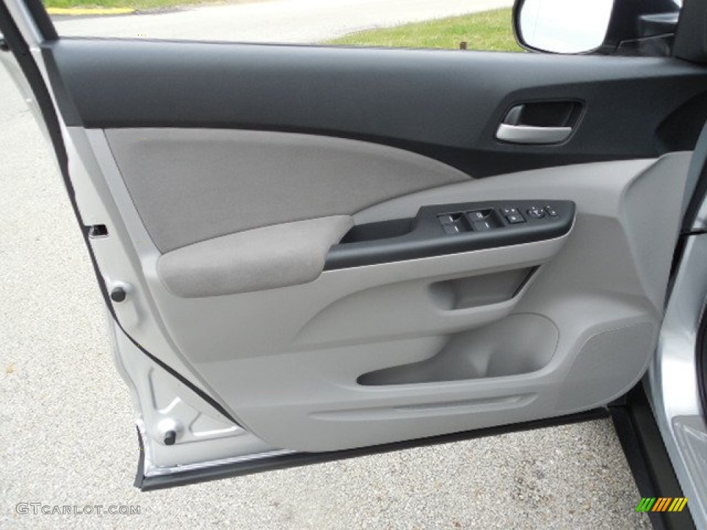 2013 CR-V EX AWD - Alabaster Silver Metallic / Gray photo #6