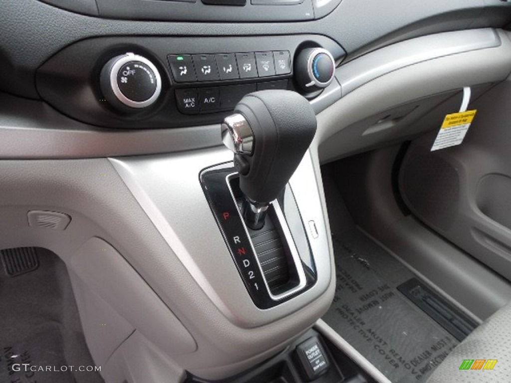 2013 CR-V EX AWD - Alabaster Silver Metallic / Gray photo #13