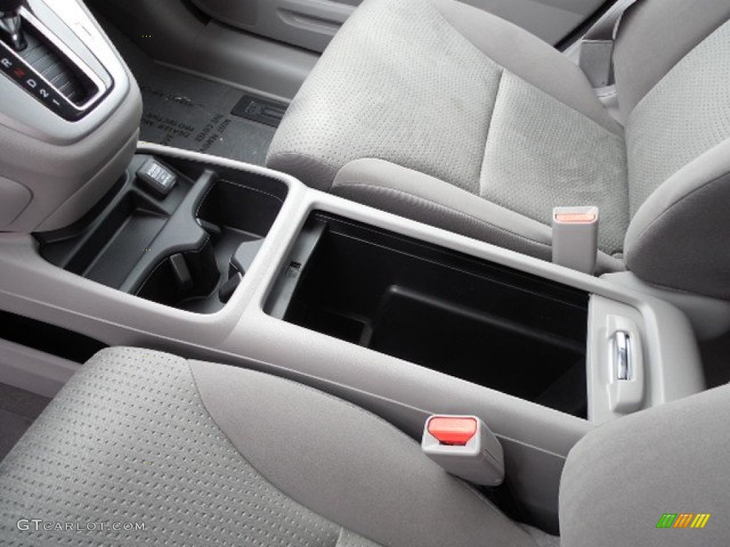 2013 CR-V EX AWD - Alabaster Silver Metallic / Gray photo #14