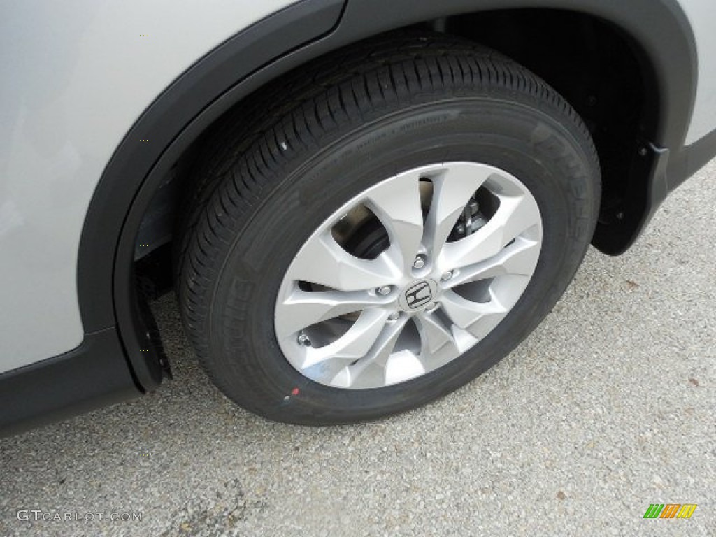 2013 CR-V EX AWD - Alabaster Silver Metallic / Gray photo #17