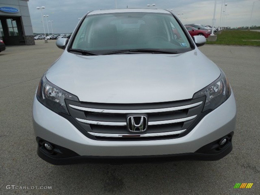 2013 CR-V EX AWD - Alabaster Silver Metallic / Gray photo #19