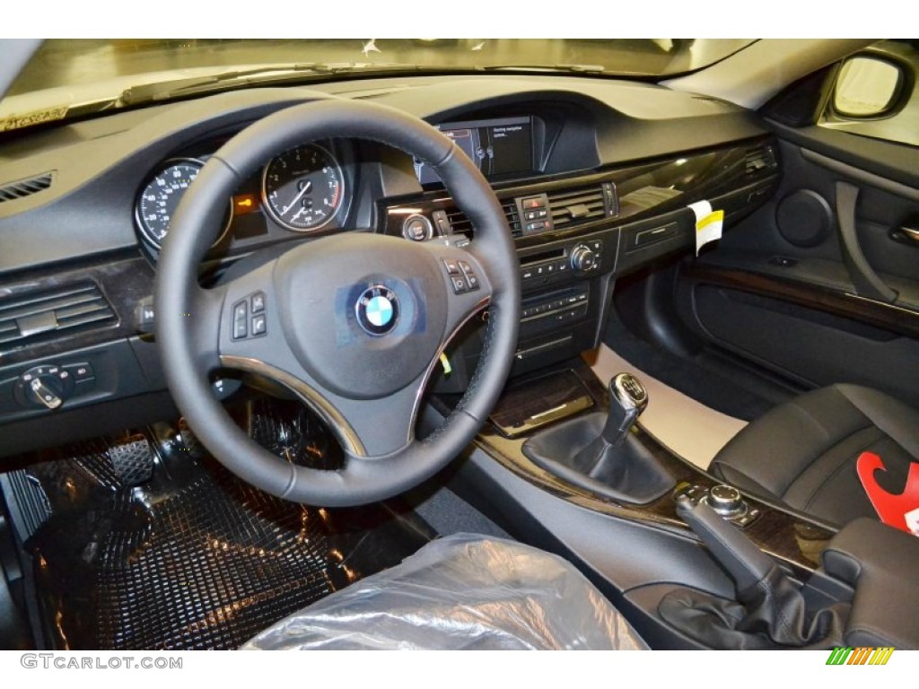 Black Interior 2013 BMW 3 Series 328i Coupe Photo #81015737