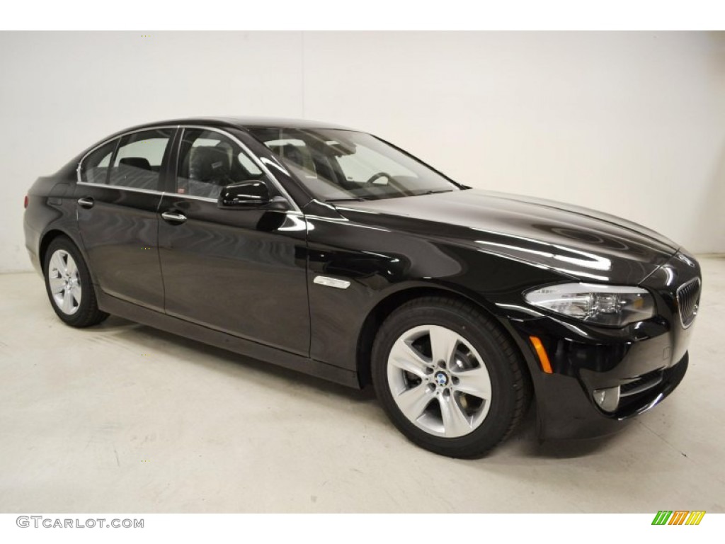 Jet Black 2013 BMW 5 Series 528i Sedan Exterior Photo #81015894