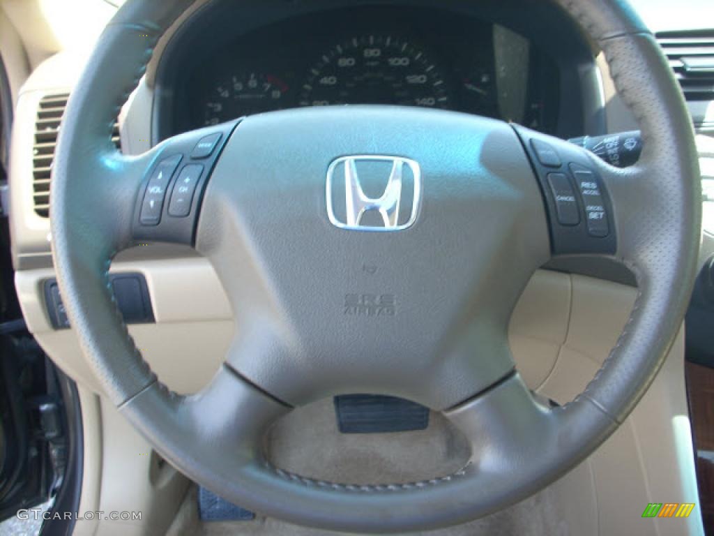 2007 Accord EX-L V6 Sedan - Carbon Bronze Pearl / Ivory photo #16