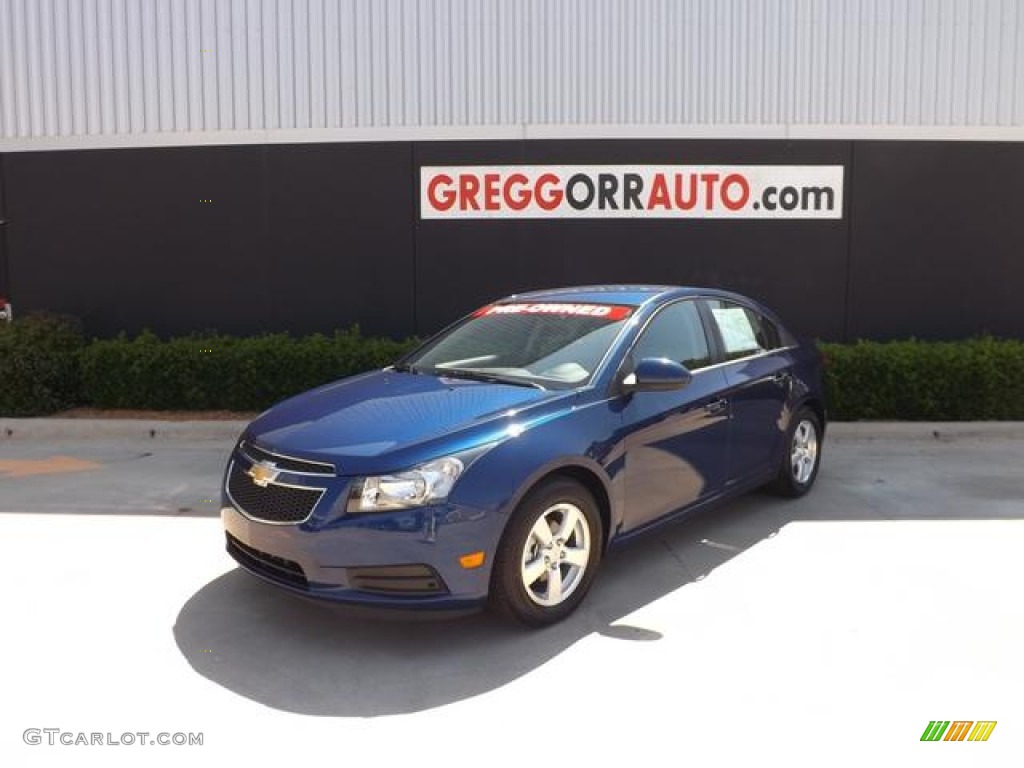 2013 Cruze LT - Blue Topaz Metallic / Medium Titanium photo #2