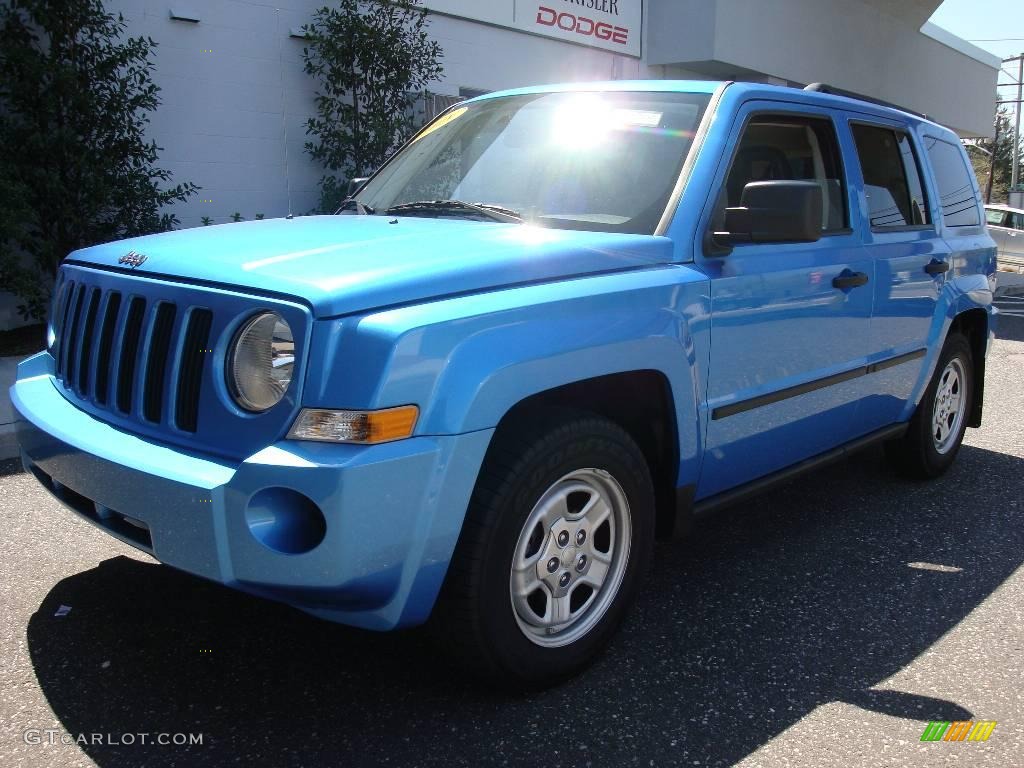 2008 Patriot Sport - Surf Blue Pearl / Dark Slate Gray photo #3
