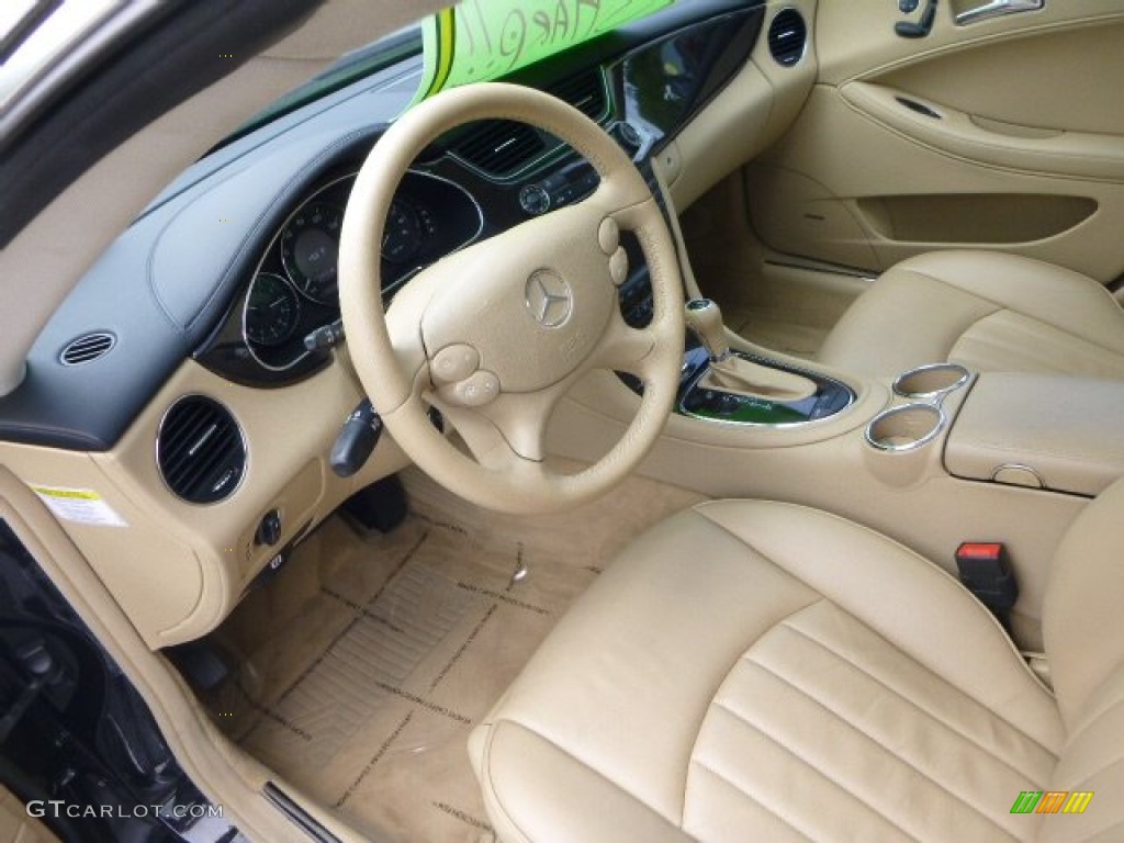 Cashmere Beige Interior 2006 Mercedes-Benz CLS 500 Photo #81020973