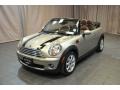 2009 Sparkling Silver Metallic Mini Cooper Convertible  photo #1