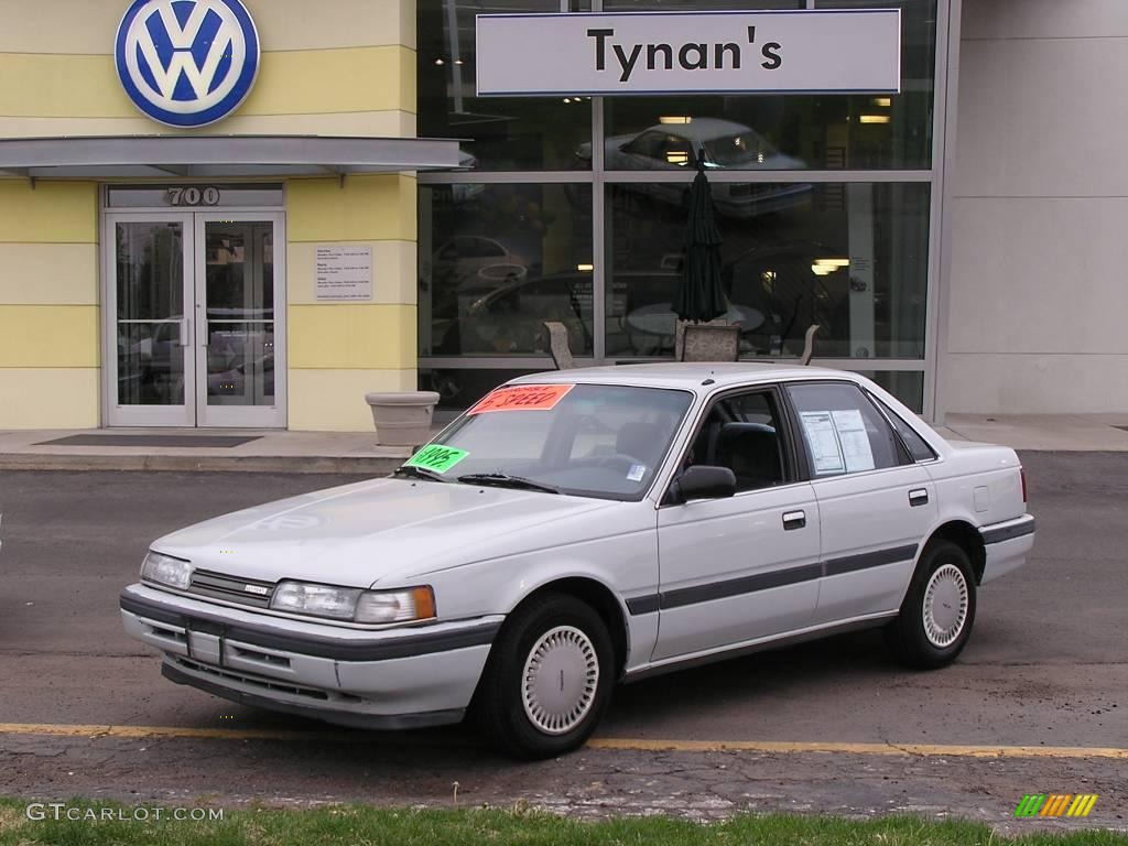 1989 626 DX Sedan - Sapphire Blue Metallic / Blue photo #1