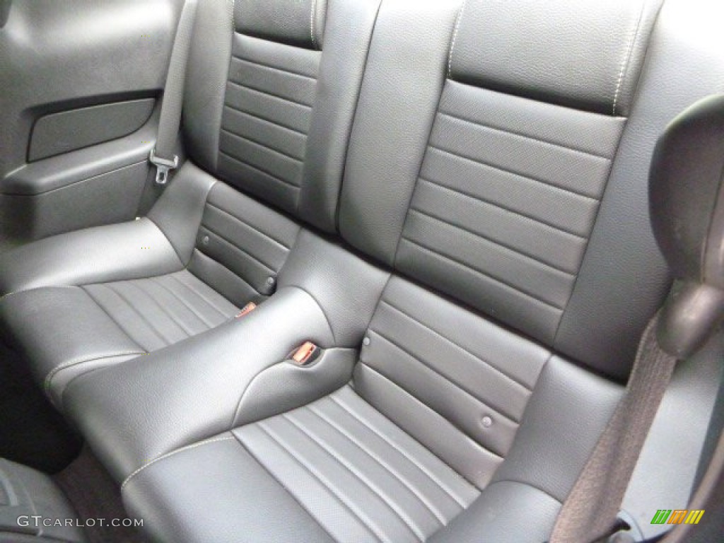 Charcoal Black Interior 2010 Ford Mustang V6 Premium Coupe Photo #81021731