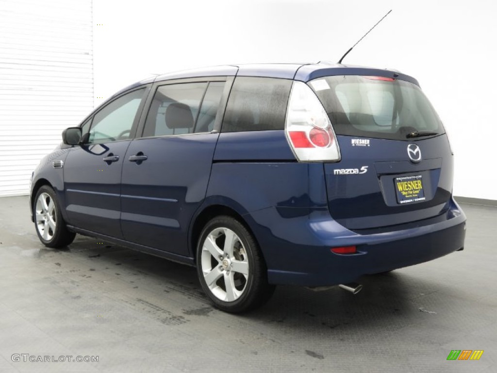 2006 MAZDA5 Sport - Strato Blue Mica / Black photo #4