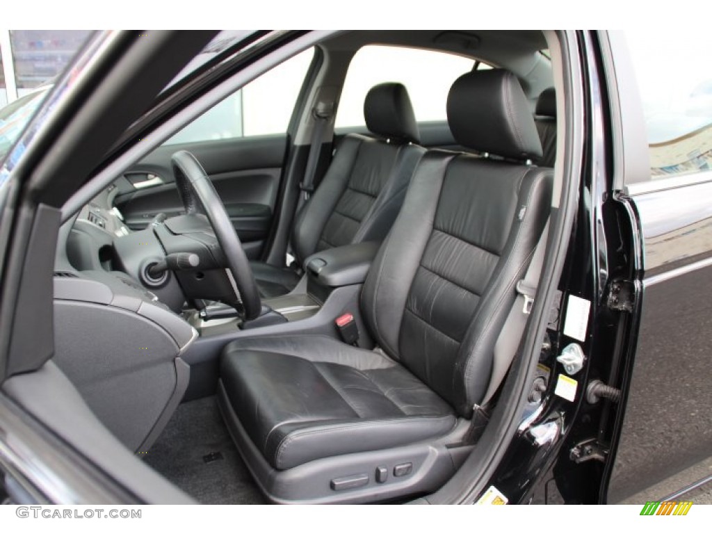 Black Interior 2011 Honda Accord SE Sedan Photo #81023601