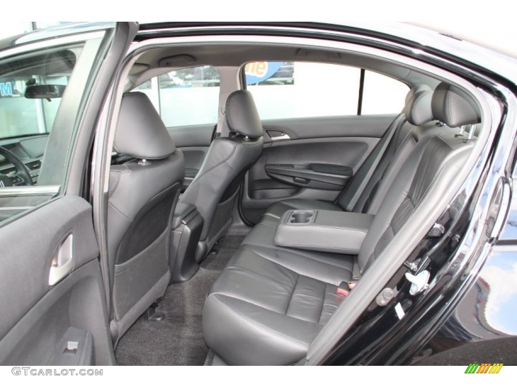 Black Interior 2011 Honda Accord SE Sedan Photo #81023627