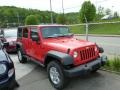 2013 Rock Lobster Red Jeep Wrangler Unlimited Sport 4x4  photo #1