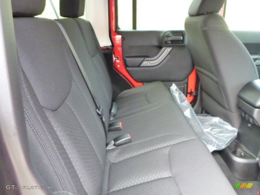 2013 Wrangler Unlimited Sport 4x4 - Rock Lobster Red / Black photo #4