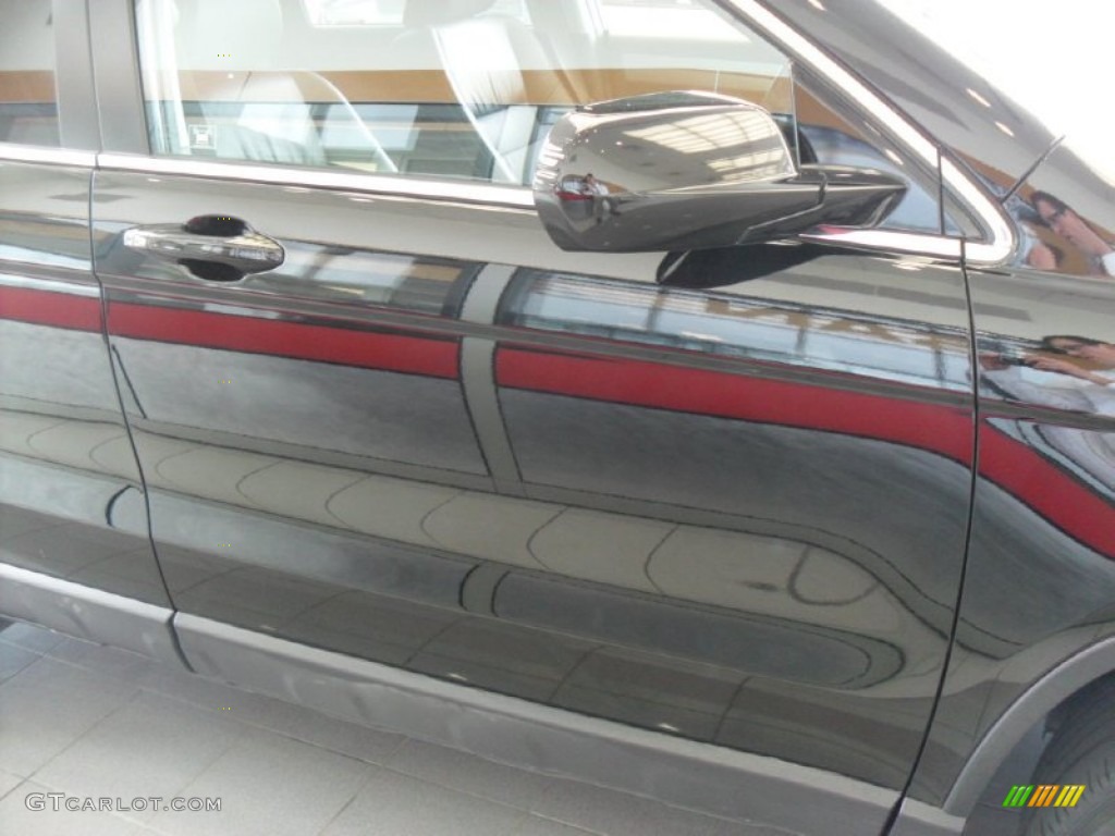 2011 CR-V EX-L 4WD - Crystal Black Pearl / Black photo #6