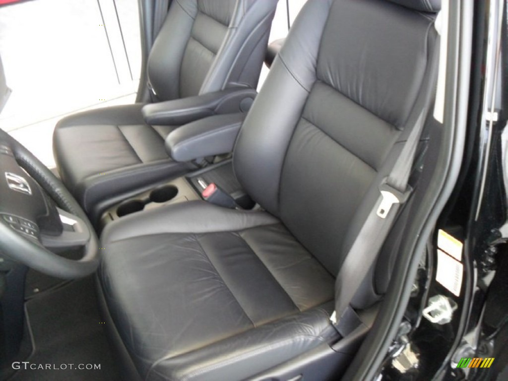 2011 CR-V EX-L 4WD - Crystal Black Pearl / Black photo #18