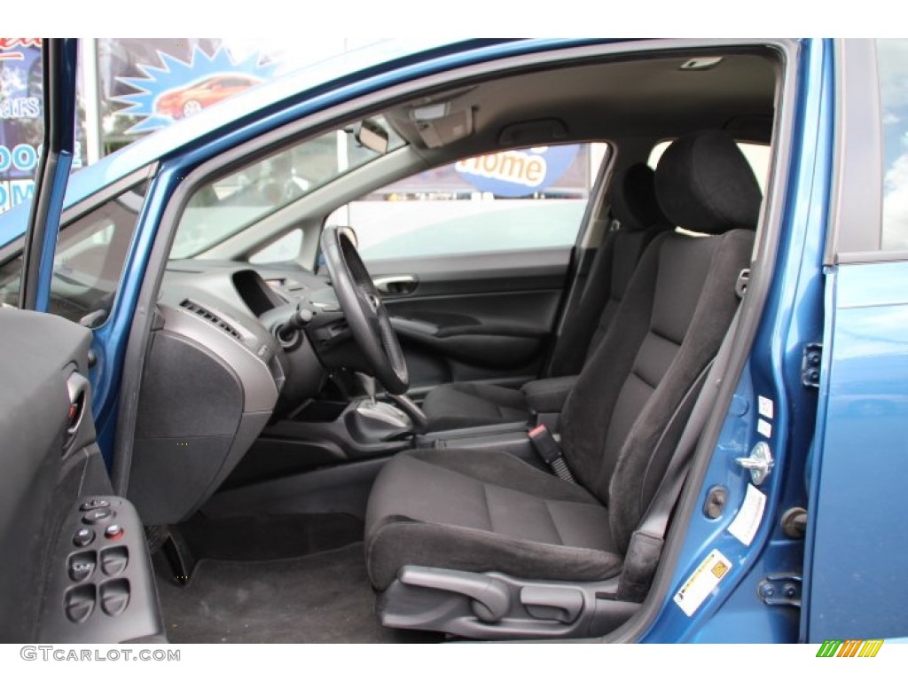 2010 Civic LX-S Sedan - Atomic Blue Metallic / Gray photo #7