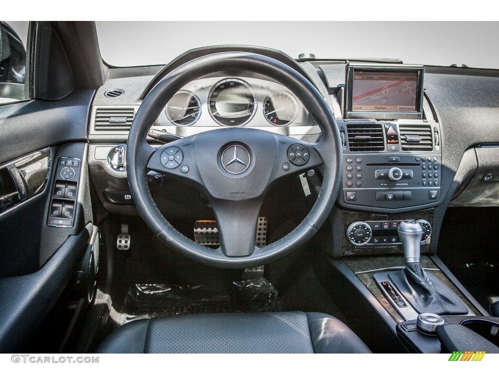 2008 Mercedes-Benz C 350 Sport Black Dashboard Photo #81024879