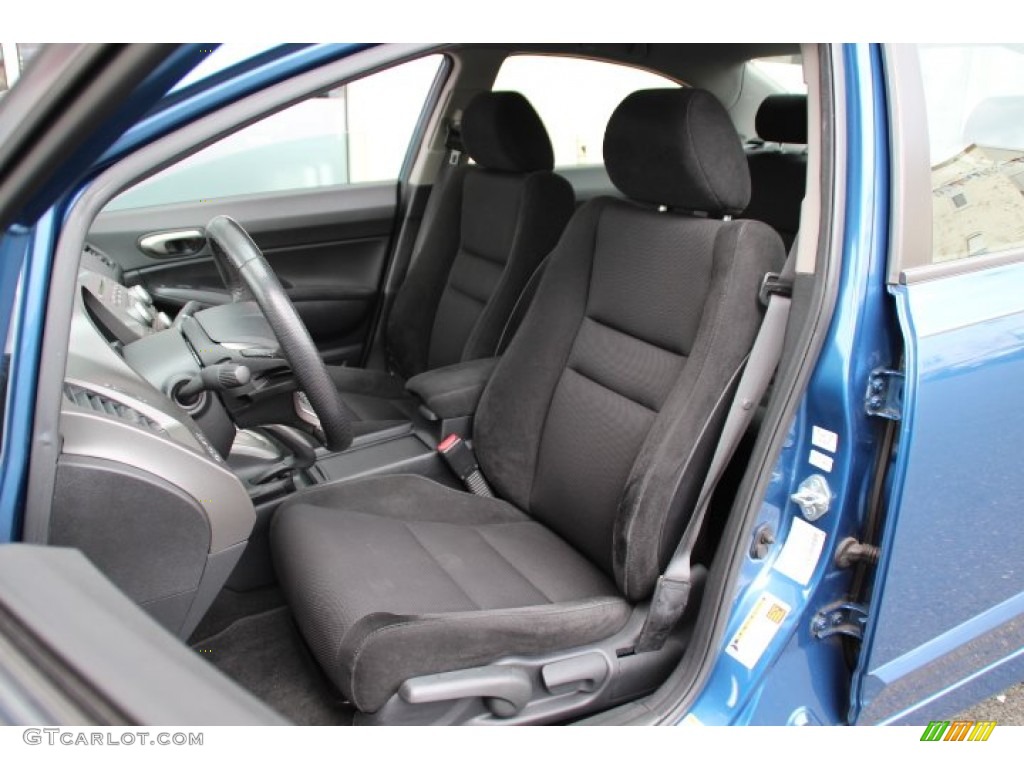 2010 Civic LX-S Sedan - Atomic Blue Metallic / Gray photo #8