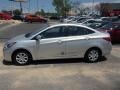 Ironman Silver 2013 Hyundai Accent GLS 4 Door Exterior