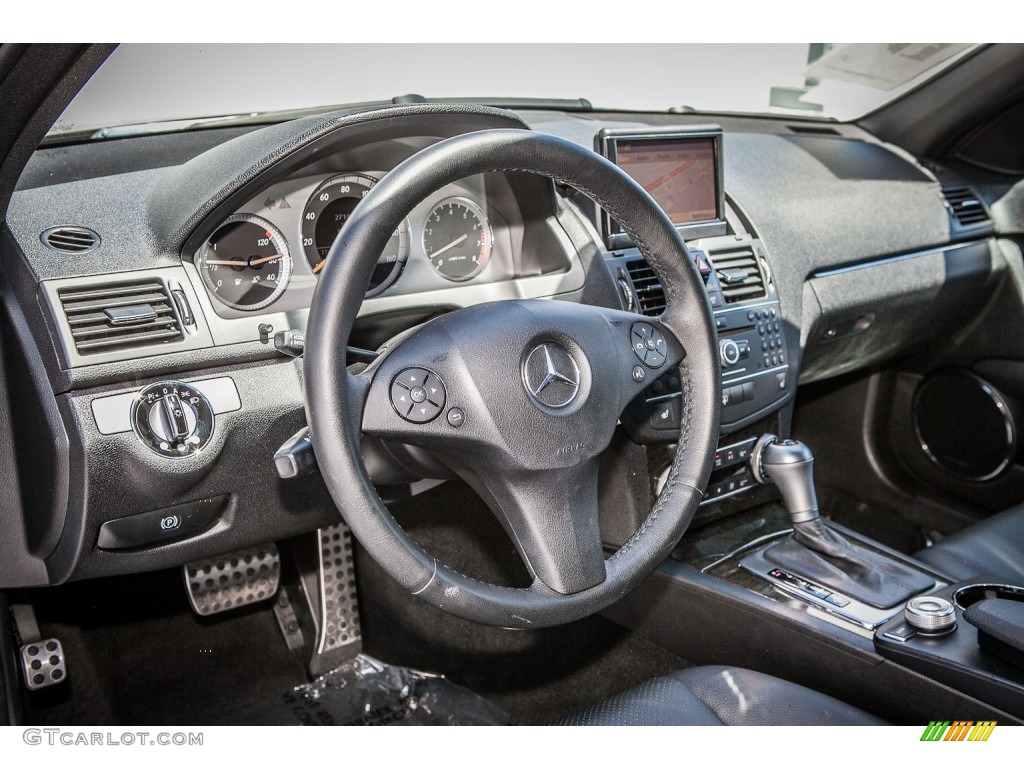 2008 Mercedes-Benz C 350 Sport Black Dashboard Photo #81025470