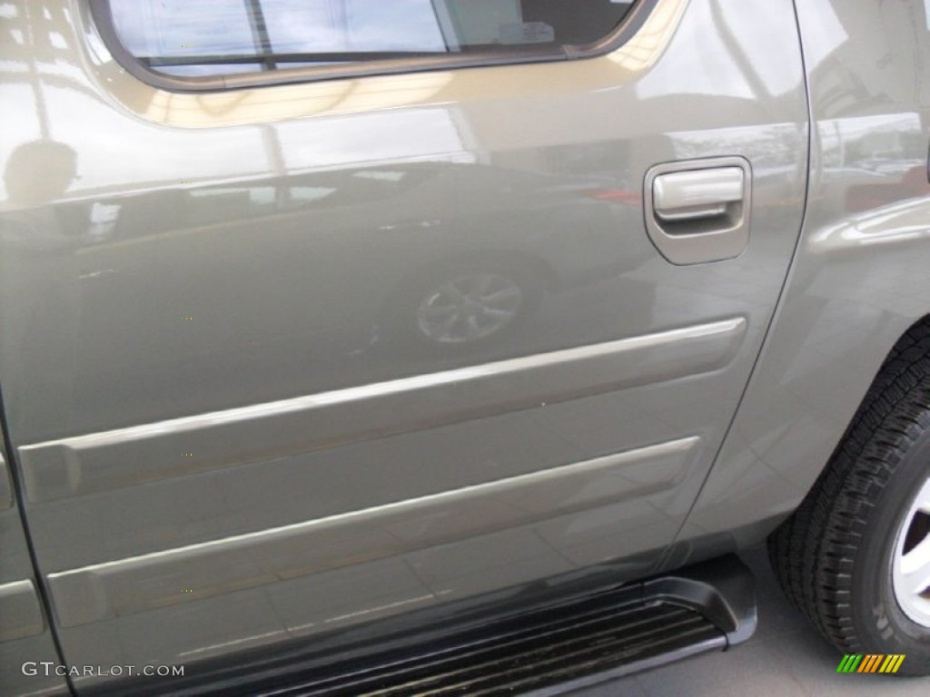 2007 Ridgeline RTL - Aberdeen Green Metallic / Gray photo #10