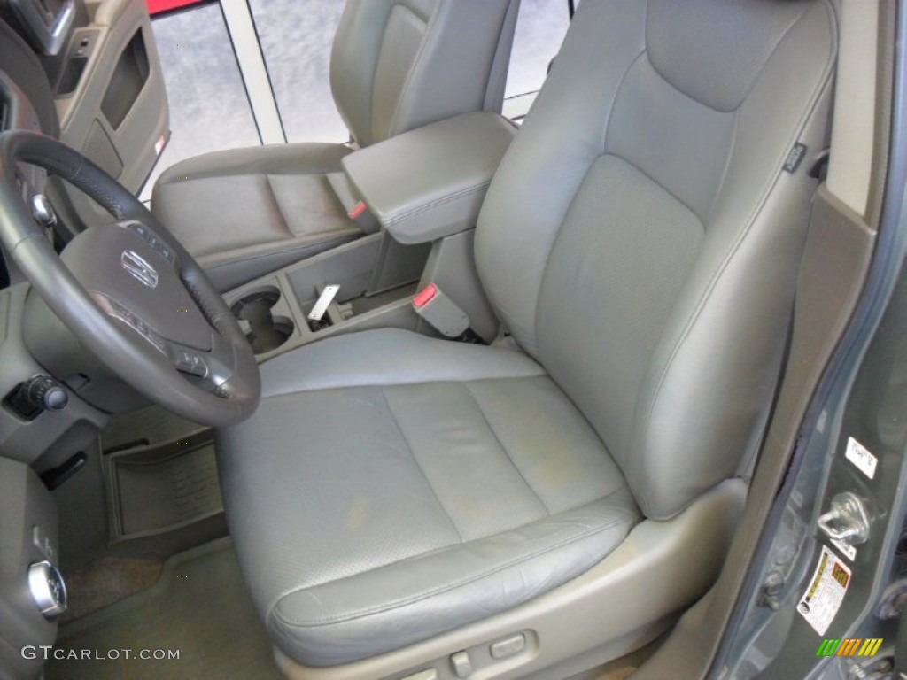 2007 Ridgeline RTL - Aberdeen Green Metallic / Gray photo #20