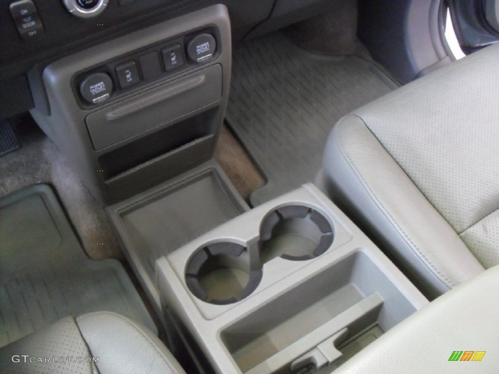 2007 Ridgeline RTL - Aberdeen Green Metallic / Gray photo #24