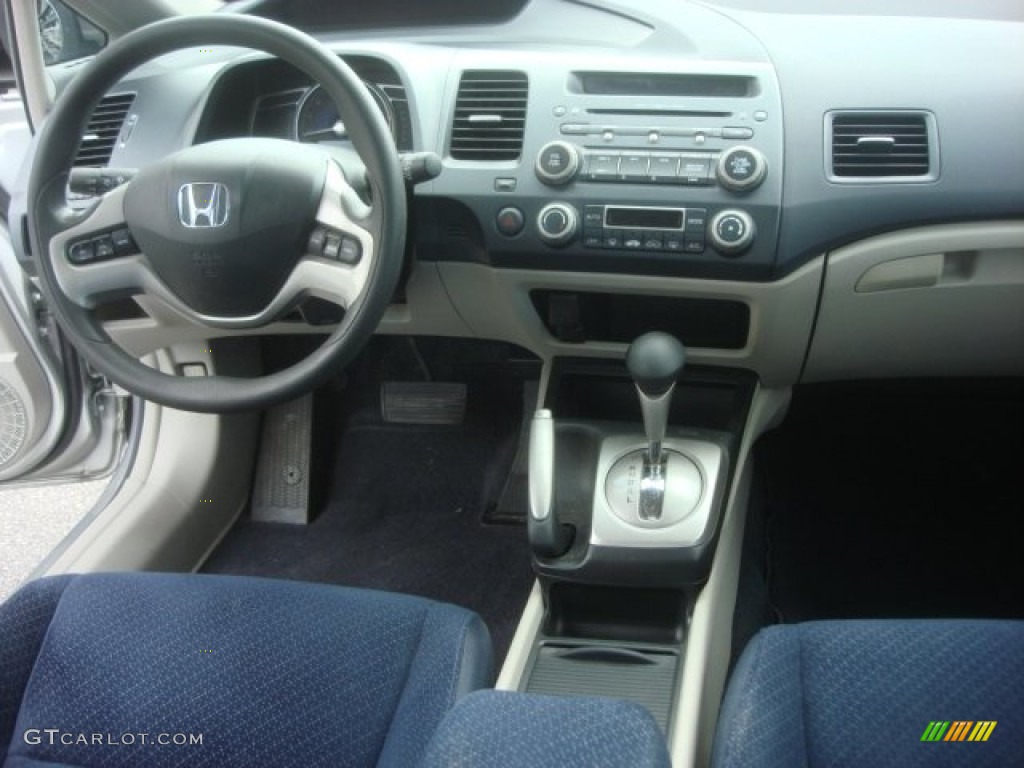 2006 Honda Civic Hybrid Sedan Blue Dashboard Photo #81025956