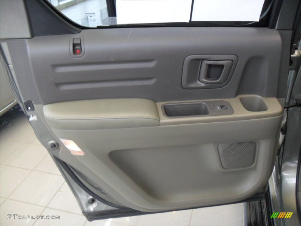 2007 Ridgeline RTL - Aberdeen Green Metallic / Gray photo #31