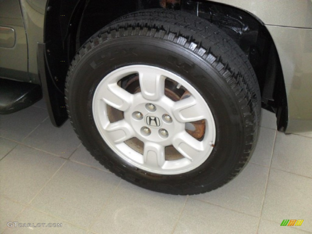 2007 Ridgeline RTL - Aberdeen Green Metallic / Gray photo #32