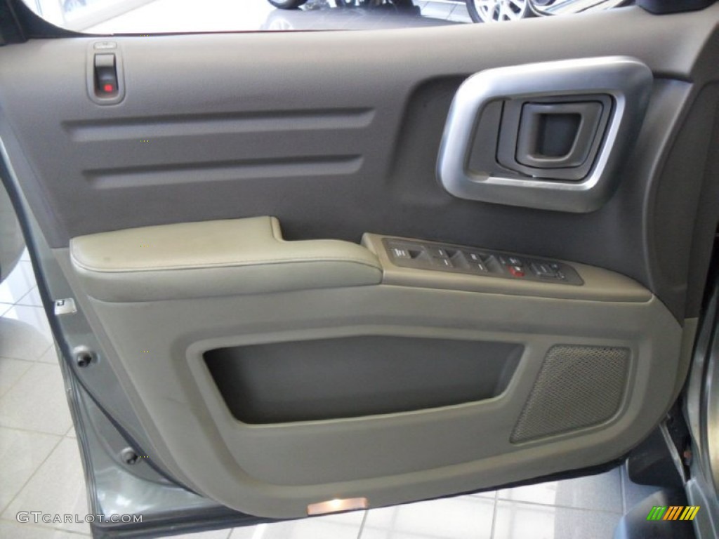 2007 Ridgeline RTL - Aberdeen Green Metallic / Gray photo #33