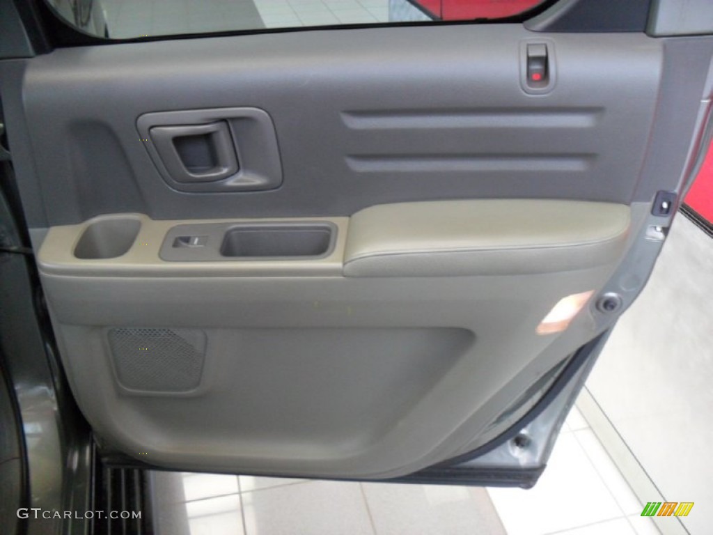2007 Ridgeline RTL - Aberdeen Green Metallic / Gray photo #35