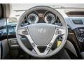 Taupe Gray 2010 Acura MDX Standard MDX Model Steering Wheel