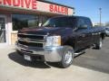 2009 Dark Cherry Metallic Chevrolet Silverado 2500HD LT Extended Cab 4x4 #81011839