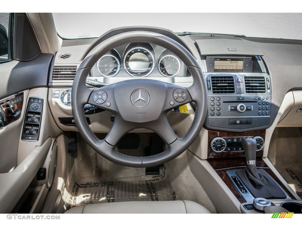 2011 Mercedes-Benz C 300 Luxury Almond/Mocha Dashboard Photo #81027865