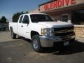 Summit White - Silverado 2500HD LS Extended Cab 4x4 Photo No. 4