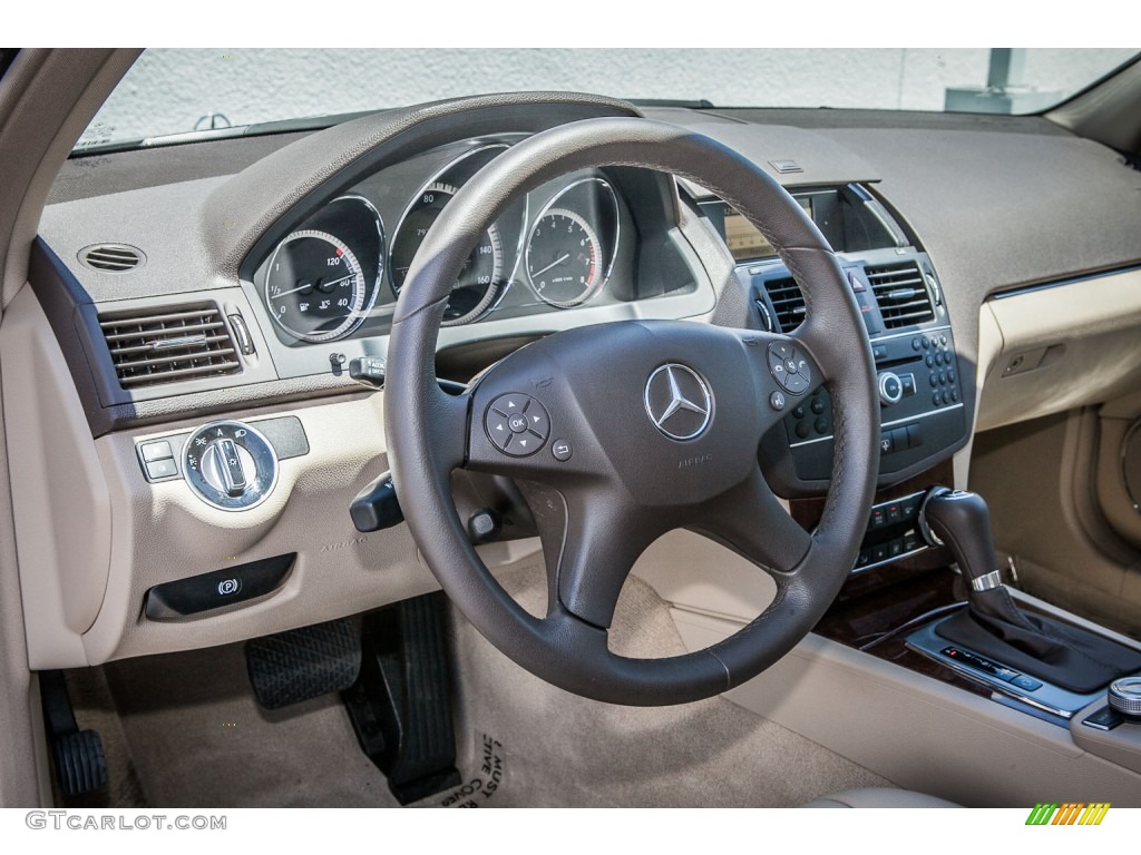 2011 Mercedes-Benz C 300 Luxury Almond/Mocha Dashboard Photo #81028401