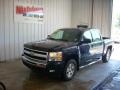 2009 Imperial Blue Metallic Chevrolet Silverado 1500 LT Z71 Crew Cab 4x4  photo #1