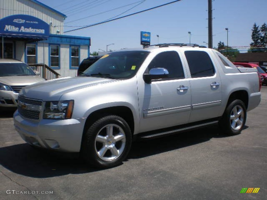 2011 Avalanche LS 4x4 - Sheer Silver Metallic / Ebony photo #1